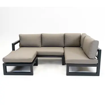 Grosso hoekbank 3 delig R beige, Vita, Tuinmeubels.nl