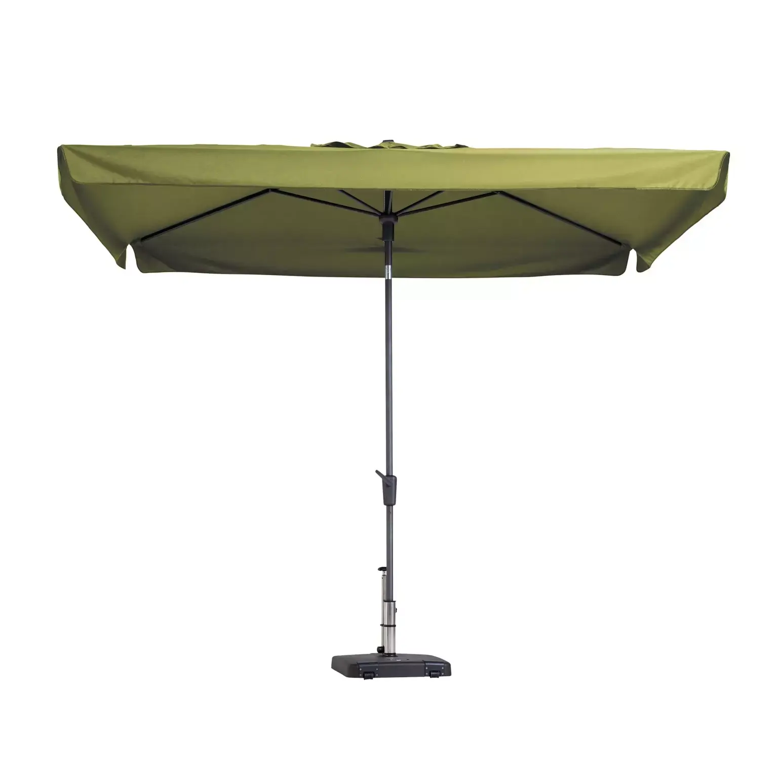 Mona Lisa Metafoor smeren Grote Luxe Parasol Delos 200x300 cm Polyester Sage Groen van Madison -  Tuinmeubels.nl