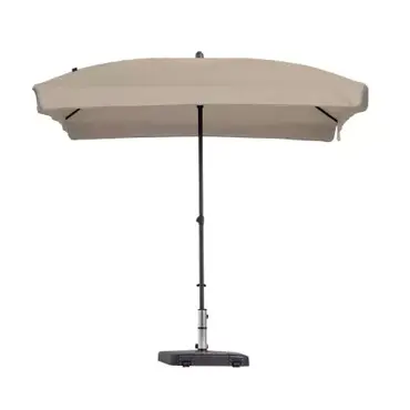 Parasol patmos luxe l210b140cm ecru www.tuinmeubels.nl