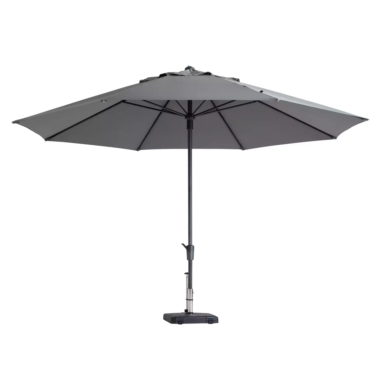 kin Redding Ontkennen Grote Luxe Parasol Timor 400 cm Polyester Grijs van Madison - Tuinmeubels.nl