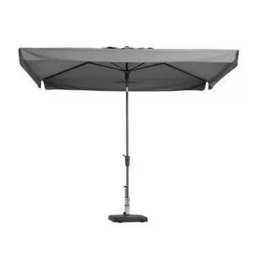 Grote Parasol Delos 200x300 cm Licht Grijs van Madison