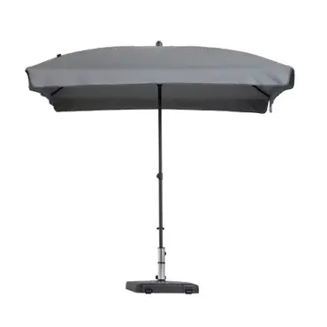 Grote Parasol Patmos 210x140 cm Lichtgrijs van Madison