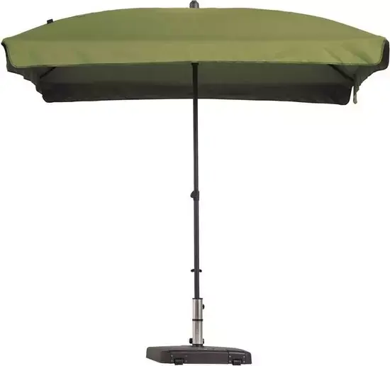 Parasol Patmos Sage groen ingezoomd, Madison, tuinmeubels