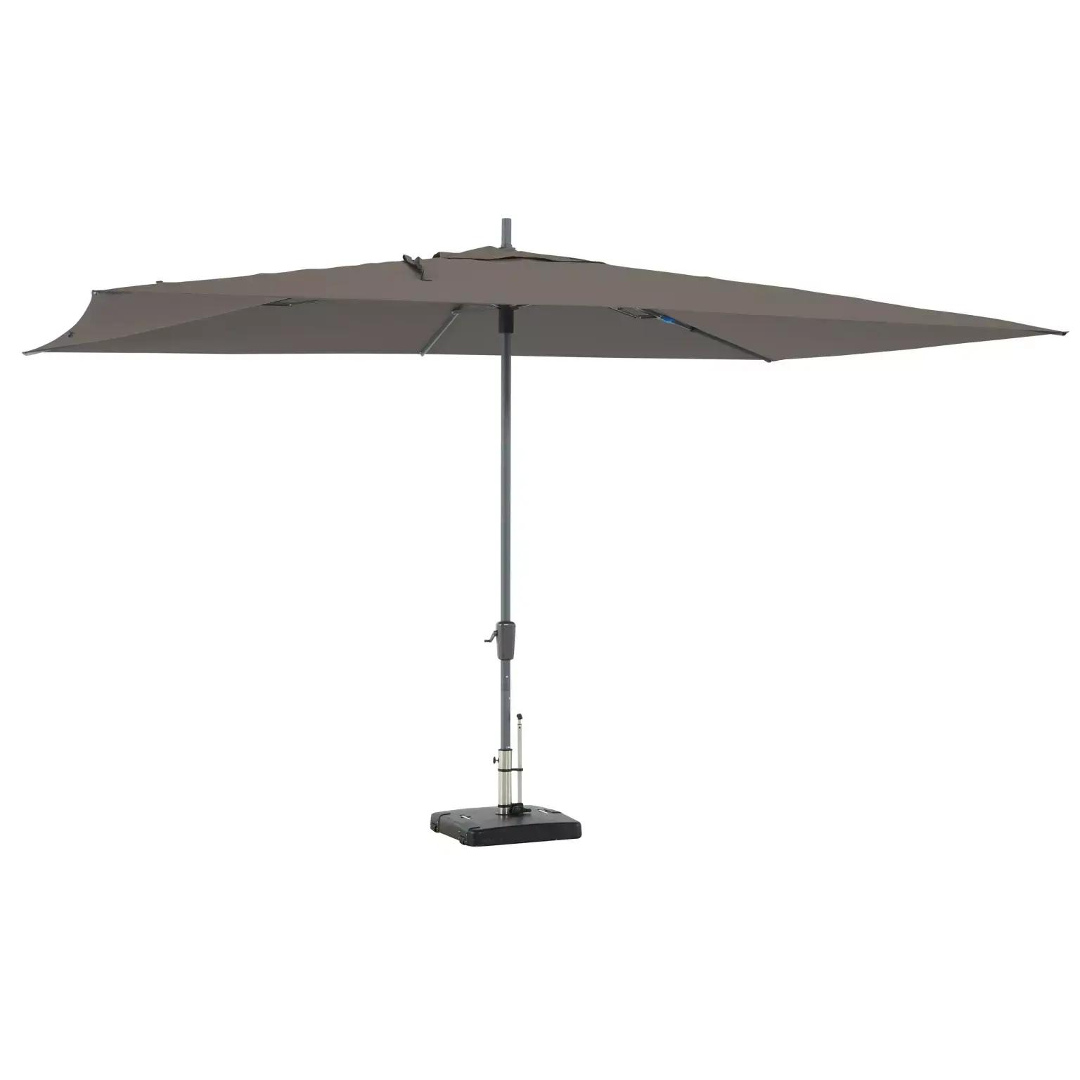 Grote Parasol 400x300 cm Grijs van - Tuinmeubels.nl