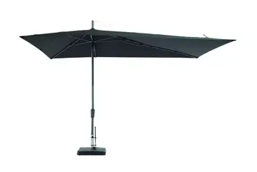 Grote Zweefparasol Asymetrique Windbestendig 360x220 cm Grijs van Madison