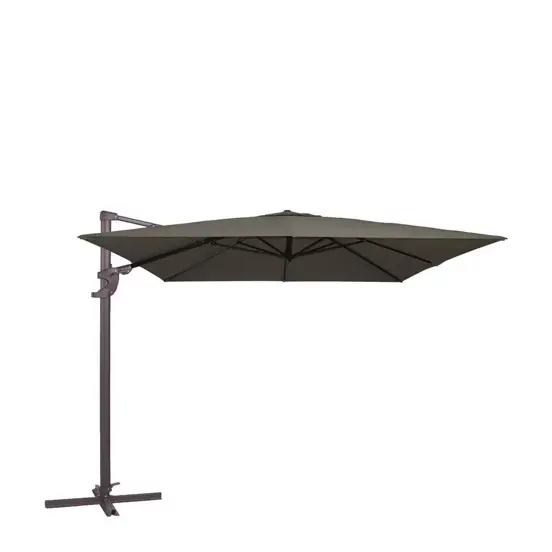 Parasol monaco flex l300b300cm grs, Madison, Tuinmeubels.nl