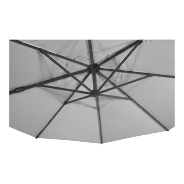 Zweefparasol VirgoFlex grjis 3,5 closeup www.tuinmeubels.nl