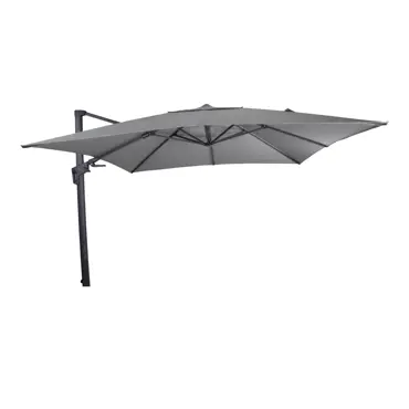 Grote Zweefparasol VirgoFlex Antraciet 3x3m van Lesli Living