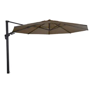 Grote Zweefparasol VirgoFlex Taupe 3,5m van Lesli Living