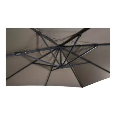 Zweefparasol VirgoFlex 3x3 taupe close up Tuinmeubels