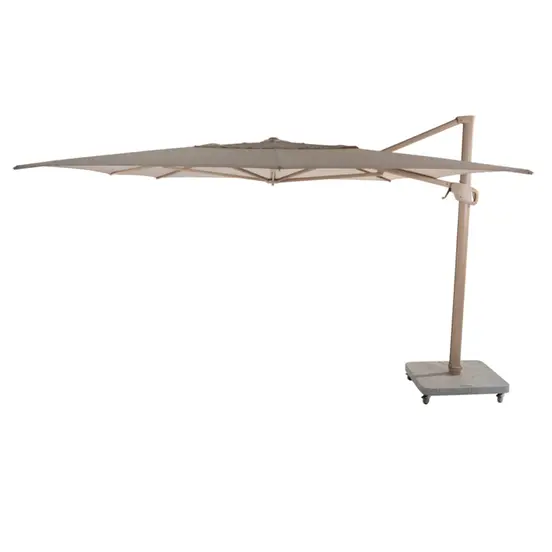 Hacienda 300 x 400 cm Zand met Latte frame, 4 Seasons Outdoor, tuinmeubels.nl