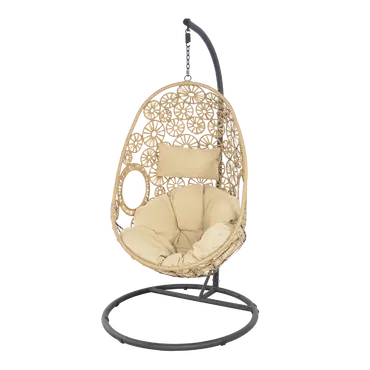 Hangstoel Flower voor, Lesli Living, tuinmeubels
