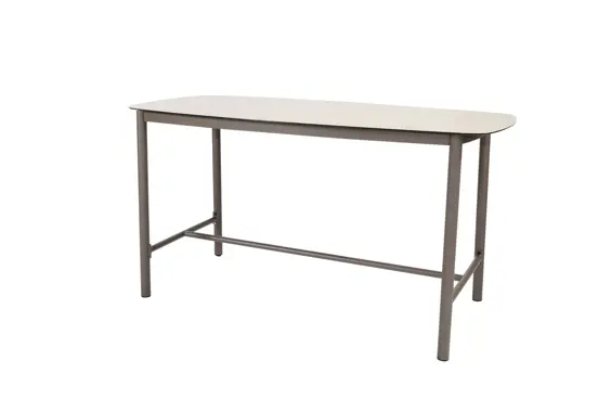 High dining set Manolo 180x90x90 met 4x Cannes stoel, 4 Seasons Outdoor, tuinmeubels.nl