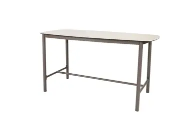 High dining set Manolo 180x90x90 met 4x Cannes stoel, 4 Seasons Outdoor, tuinmeubels.nl