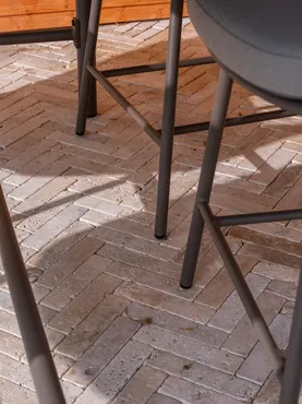 High Dining Tuinstoel Cannes Terre 4SO Kussens Lounge Hoog Stoel Buiten 4 Season Outdoor - afbeelding 7