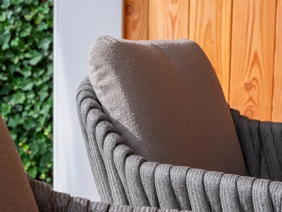 High Dining Tuinstoel Cannes Terre 4SO Kussens Lounge Hoog Stoel Buiten 4 Season Outdoor - afbeelding 6