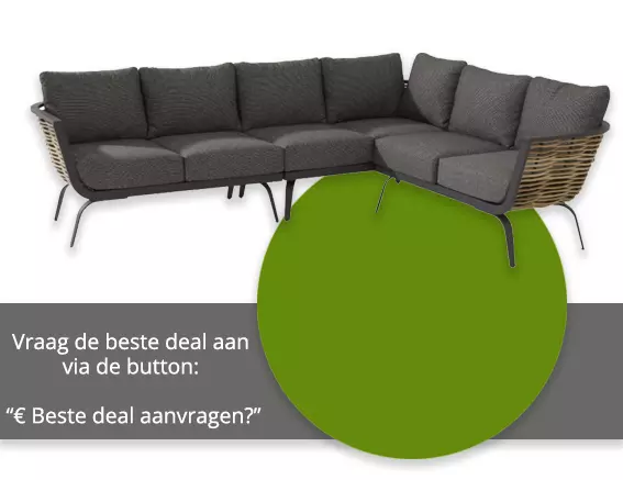 Hoekbank Antibes Links | 4 Seasons Outdoor