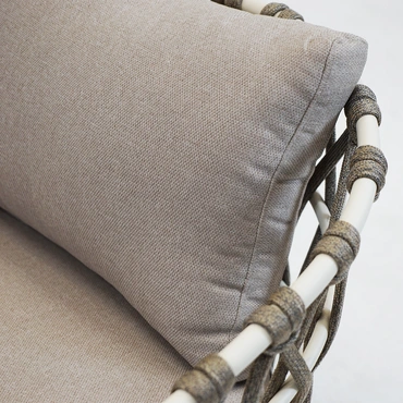 Hoekbank Dakota Creme Bruin met salontafel - afbeelding 3
