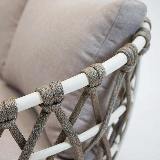 Hoekbank Dakota Creme Bruin met salontafel - afbeelding 4
