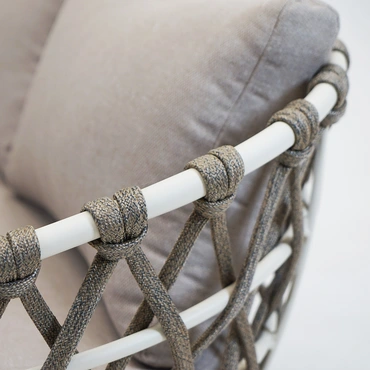 Hoekbank Dakota Creme Bruin met salontafel - afbeelding 4
