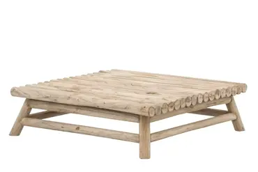 Hoektafel Rooty - teak
