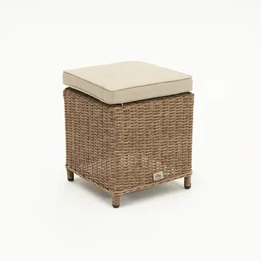 Ibiza hocker rattan, Vita, Tuinmeubels.nl