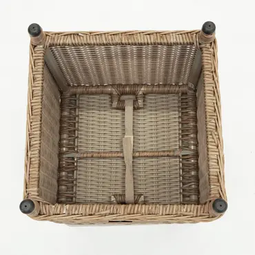 Ibiza hocker rattan klittenband, Vita, Tuinmeubels.nl