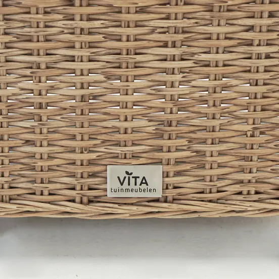 Ibiza hocker rattan detail, Vita, Tuinmeubels.nl