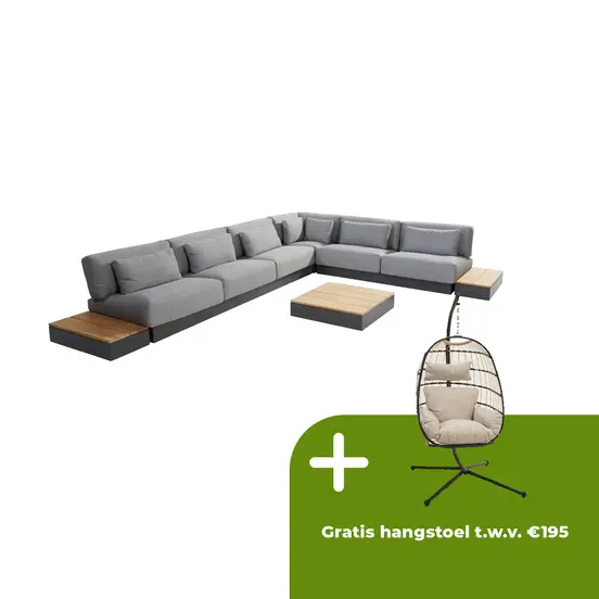 Ibiza hoekbank met salontafel van 4 Seasons Outdoor - afbeelding 1