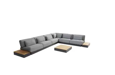 Ibiza hoekbank met salontafel van 4 Seasons Outdoor