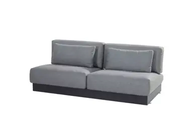 Ibiza modular 2 seater bench with 6 cushions | 4 Seasons Outdoor