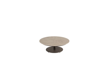 Boaz coffee table ceramic central leg terre 80 X 30cm, 4 Seasons Outdoor, tuinmeubels.nl