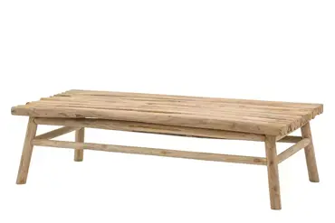 Koffietafel Rooty Table 140 x 70 CM Teak Hout Loungetafel Tuin Applebee