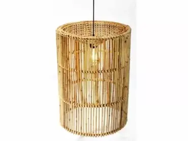 Lamp Rotan - rond