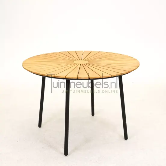 Vita Lavras teaktafel 120 cm, tuinmeubels.nl, foto 2