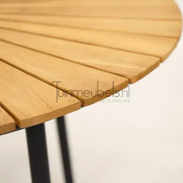 Vita Lavras teaktafel 120 cm, tuinmeubels.nl, foto 4