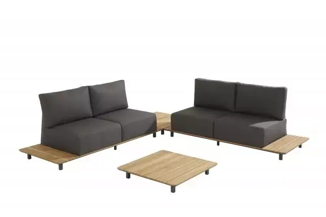 Legend Zwevende Salontafel Teak 85 x 85 x 15 cm