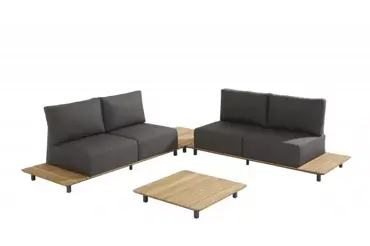 Legend Zwevende Salontafel Teak 85 x 85 x 15 cm