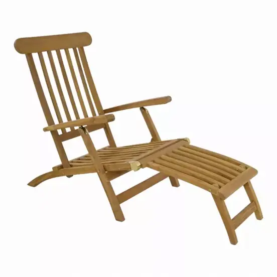 Lesli Living Deckchair teak verstelbaar