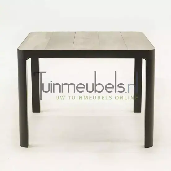 Lesli Living Tafel Castilla Negro 100x100cm