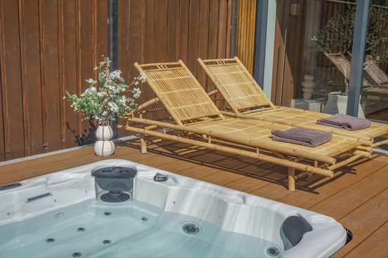 Ligbed Bamboe Loungebed Buiten Tuin Lesli Living - afbeelding 12