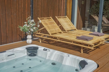 Ligbed Bamboe Loungebed Buiten Tuin Lesli Living - afbeelding 12
