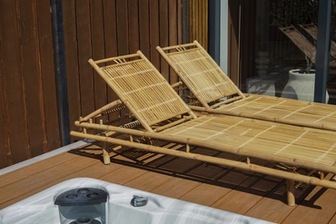 Ligbed Bamboe Loungebed Buiten Tuin Lesli Living - afbeelding 15