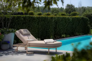 Ligbed Milano Latte Kussens 4SO Sunbed Verstelbaar Bed Buiten Tuin 4 Seasons Outdoor - afbeelding 5