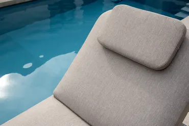 Milano ligbed terre incl. kussen en hoofdsteun detailfoto, 4 Seasons Outdoor, tuinmeubels.nl