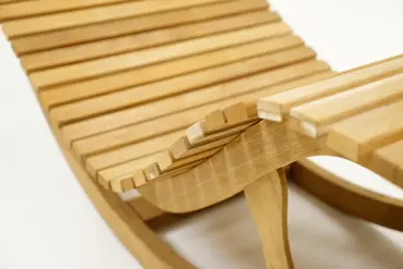 Ligbed teak detail, Vita, tuinmeubels