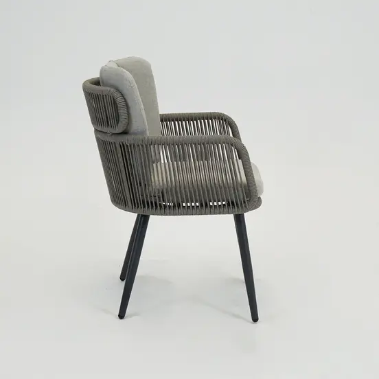 Linares XL dining fauteuil zijkant, Garden impressions, Tuinmeubels.nl