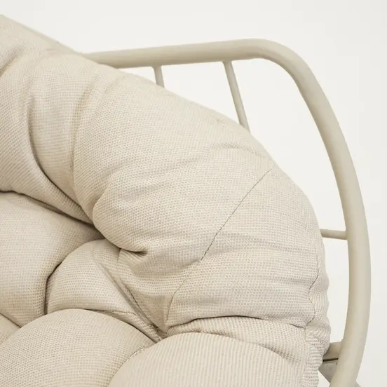 Lounge schommelstoel Royal Rocking II creme - afbeelding 6