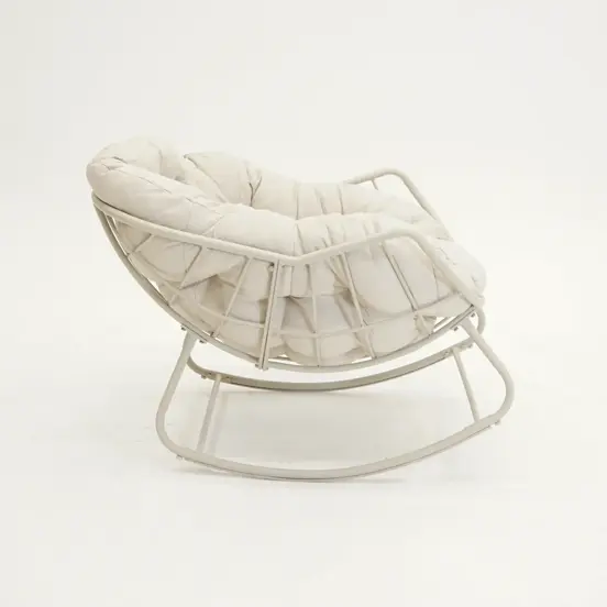 Lounge- schommelstoel Royal Rocking II créme met hoes - afbeelding 7