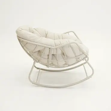 Lounge- schommelstoel Royal Rocking II créme met hoes - afbeelding 7